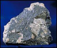 Molybdenite in rock matrix